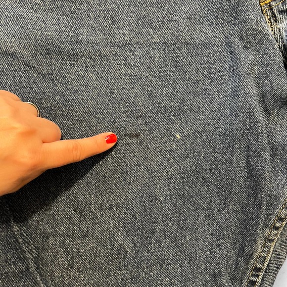 Wrangler Relaxed Fit Work Jeans Men's Size 42 x 30 Distressed Blue - Picture 7 of 12